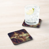 デュエット(キャンバスの油) コースター (右側)