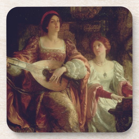 デュエット(キャンバスの油) コースター (正面)