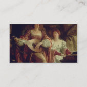 デュエット(キャンバスの油) 名刺 (裏面)