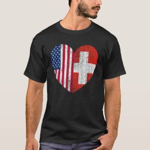 デュエルハートスイスとアメリカンデュエル市民 Tシャツ