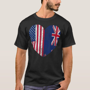 デュエルハートニュージーランドとアメリカンデュエル市民 Tシャツ