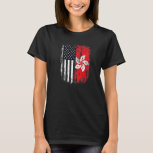 デュエルフラッグ香港とアメリカンデュエル市民 Tシャツ