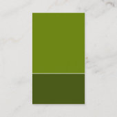 デュオの垂直は緑化するかもしれません 名刺 (裏面)