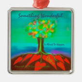 デュオクリスマスオーナメント素晴らしいもの! メタルオーナメント (正面)