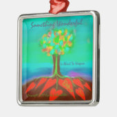 デュオクリスマスオーナメント素晴らしいもの! メタルオーナメント (左)