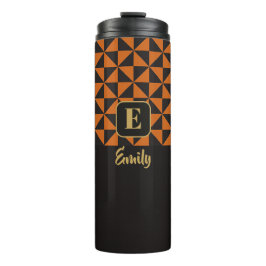 デュオジオブラック&バーントオレンジ名前をカスタムする タンブラー