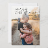 デュオフォントシンプルフォトクリモダンスマス シーズンカード (正面)