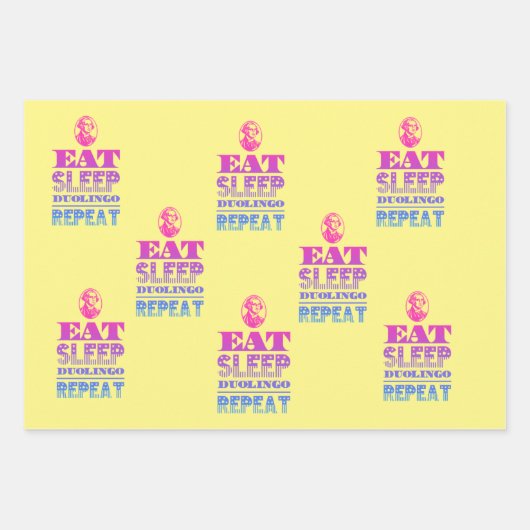 デュオリンゴ ラッピングペーパーシート (正面)