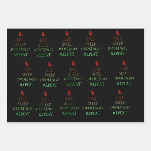 デュオリンゴ ラッピングペーパーシート (正面)