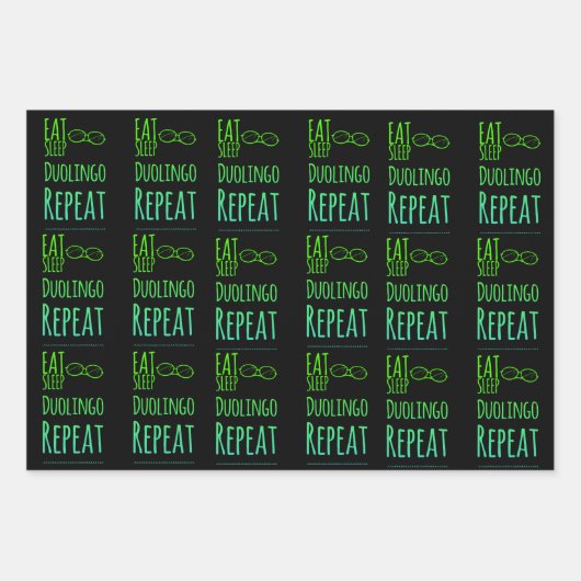 デュオリンゴ ラッピングペーパーシート (正面)