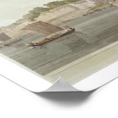 デュサスマーデゴート、ベナレスのガンジス川に面した。 ポスター (角)