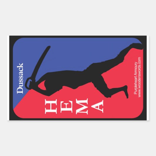 デュサックヘマデカール 長方形シール (正面)