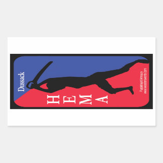 デュサックヘマデカール 長方形シール