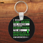 デュシェンヌ筋ジストロフィー認識度 キーホルダー (正面)