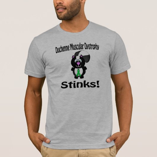 デュシェンヌ筋ジストロフィーStinksスカンク認識度 Tシャツ (正面)