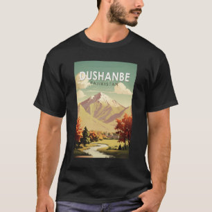 デュシャンベタジキスタン旅行アートヴィンテージ Tシャツ