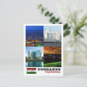 デュシャンベ – モザイク – タジキスタン –  ポストカード (スタンド正面)