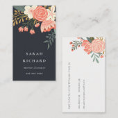 デュスキオエレガントレンジ赤面ブラックアンブロシアフローラ 名刺 (正面/裏面)