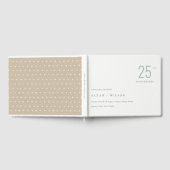 デュスキミニマル赤面はっきりしたAny Year Anniversary ゲストブック (全面)