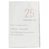 デュスキミニマル赤面はっきりしたAny Year Anniversary ミディアムペーパーバッグ (正面)