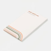 デュスキーはっきりしたレトロレインボーデザートシック赤面ラスト ポストイット (アングル)