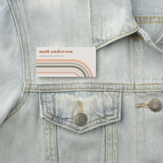 デュスキーはっきりしたレトロレインボーデザートシック赤面ラスト 名札 (インサイチュ)