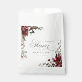 デュスキーウォーミングウィンターフェスティバルリーフブライダルシャワー フェイバーバッグ (正面)