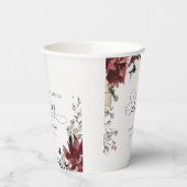 デュスキーウォーミングウィンターフェスティバルリーフブライダルシャワー 紙コップ (左)