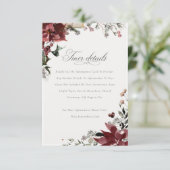 デュスキーウォーミングウィンターフェスティバル結婚リーフ詳細 エンクロージャーカード (スタンド正面)