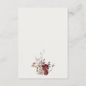 デュスキーウォーミングウィンターフェスティバル結婚リーフ詳細 エンクロージャーカード (裏面)