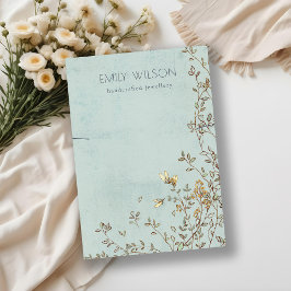 デュスキーエレガントフローラつる植物アクアネックレスディスプレイ 名刺