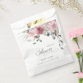 デュスキーエレガント赤面バラフローラブライダルシャワー フェイバーバッグ (封をした状態)