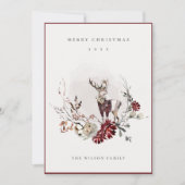 デュスキースタッグマルサラフェスティバルリースメリークリスマス シーズンカード (正面)