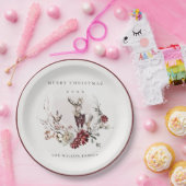 デュスキースタッグマルサラフェスティバルリースメリークリスマス ペーパープレート (パーティー)