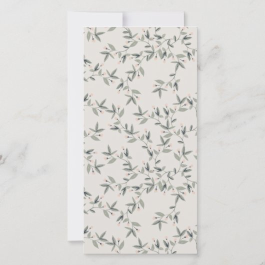 デュスキーディアーフローラクレストニーエイジ誕生日招待状 サンキューカード (裏面)