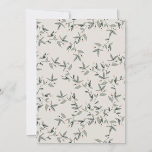 デュスキーディアーフローラクレストニーエイジ誕生日招待状 サンキューカード (裏面)