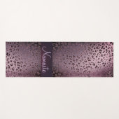 デュスキーバイオレットレオパードナマステ ヨガマット (正面(横))
