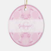 デュスキーパーソナライズされたバラグランドミレニアルマンダラ セラミックオーナメント (左)