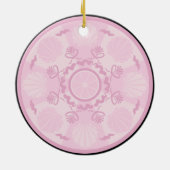 デュスキーパーソナライズされたバラグランドミレニアルマンダラ セラミックオーナメント (裏面)