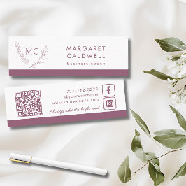 デュスキーパープルモノグラムリース スキニー名刺