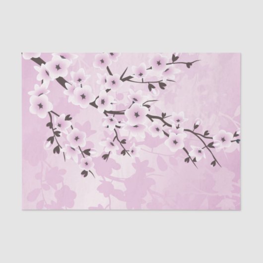 デュスキーピンクさくらんぼブロッサムアジアフローラ 薄葉紙 (正面)