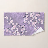 デュスキーピンクパープルさくらんぼブロッサムフローラ バスタオルセット (ハンドタオル)