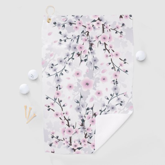 デュスキーピンクマウヴさくらんぼブロッサム  ゴルフタオル (インサイチュ)