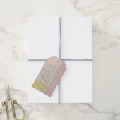 デュスキーピンクモダンブライダルシャワーサンキュークラシック ギフトタグ (より糸付き)