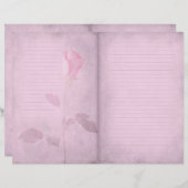 デュスキーピンクローズブドリングジャーナル紙 (正面/裏面)