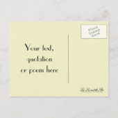 デュスキーピンクヴィンテージ、結婚式招待状葉書 インビテーションポストカード (裏面)