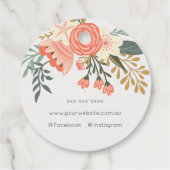 デュスキーブラックオレンジ赤面アンブロシアフローラロゴ フェイバータグ (裏面)