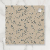 デュスキーブルーフローラローレルリースモノグラムバプテスマ フェイバータグ (裏面)