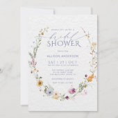 デュスキーブルーブライダルシャワー招待 招待状 (正面)