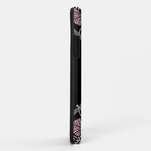 デュスキーモノグラムのバラフローラフロントズドットマンダラ Case-Mate iPhoneケース (裏面/右)